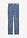 Vaqueros loose, straight, high waist, de algodón - azul claro denim-rojo usado - bonprix