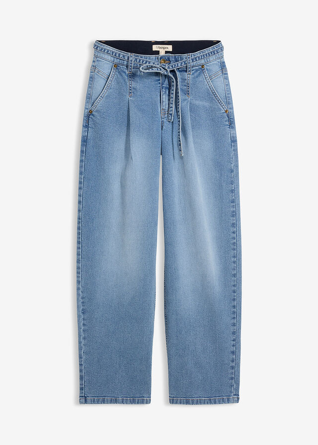 Vaqueros barrel, mid waist