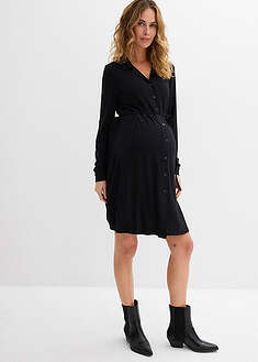 Vestido premamá/de lactancia 2 en 1 de punto de viscosa