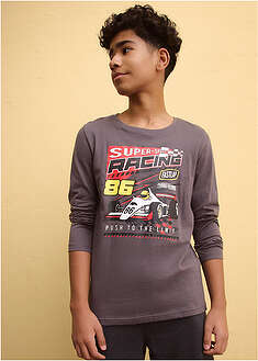 Camiseta de algodón orgánico puro con manga larga