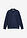 Sudadera con botones de algodón orgánico puro - Azul marino - bonprix