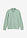 Sudadera con botones de algodón orgánico puro - Verde pastel - bonprix