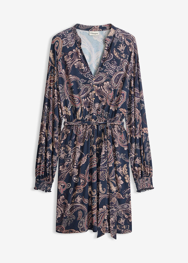 Vestido de punto de suave mezcla de viscosa