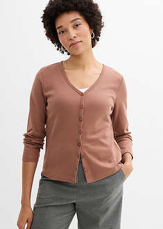 Chaqueta de punto grueso de algodón orgánico puro