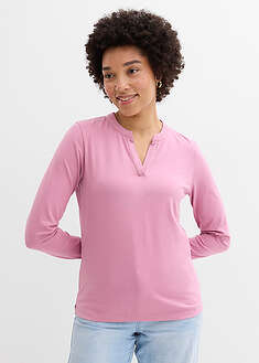 Camiseta henley hasta la cadera