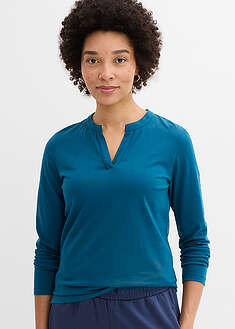 Camiseta henley hasta la cadera