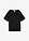 Camiseta oversize de algodón puro - Negro - bonprix