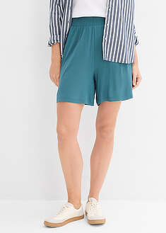 Pantalón corto sin cierre de mezcla de viscosa suave