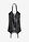 Vestido con tirantes y cremallera - Negro - bonprix