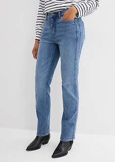 Vaqueros straight, high waist