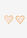 Pendientes con forma de corazón - oro metálico - bonprix