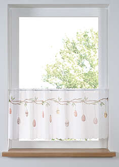 Cortina con estampado de Pascua