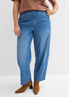 Vaqueros tipo barrel de talle alto