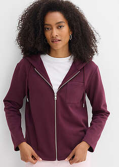 Chaqueta de chándal con capucha y poliéster reciclado