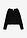Chaqueta corta de punto de algodón orgánico puro - Negro - bonprix