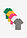 Camiseta larga ancha con cuello en V, manga corta (5 unidades) - verde gema/blanco/gris jaspeado/pink lady/azafrán - bonprix