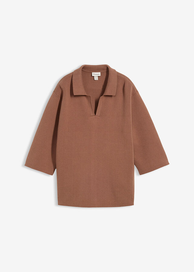 Polo de punto de mezcla de algodón