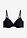 Top de bikini con aros y fruncido lateral - Negro - bonprix