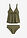 Tankini con tirantes ajustables (2 piezas) - Verde oliva oscuro - bonprix