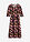 Vestido midi con mangas abullonadas - Negro-rosa cristal-rosa mate - bonprix