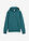 Sudadera con capucha y cremallera de algodón orgánico puro - verde pimiento - bonprix