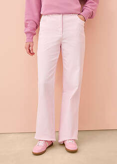 Pantalón palazzo con cinturilla cómoda y talle alto