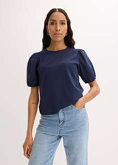 Camiseta con mangas abullonadas