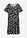 Vestido corto de viscosa fluida - Negro-blanco lana - bonprix