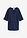 Blusa con lino y mangas 3/4 - Azul marino - bonprix