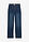 Vaqueros straight, high waist, elásticos - Denim oscuro desgastado - bonprix