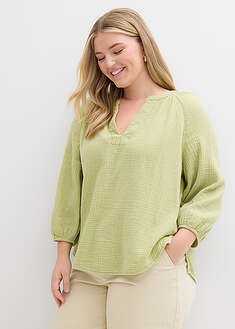 Blusa holgada de muselina