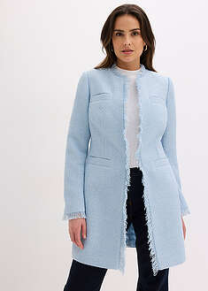 Americana larga de bouclé