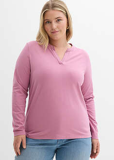 Camiseta henley hasta la cadera