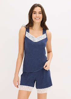 Pijama corto de algodón puro