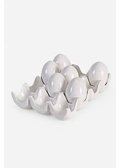 Huevos decorativos con soporte (6 unidades)