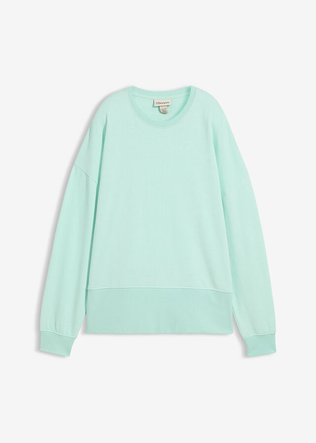 Sudadera oversize de mezcla de algodón