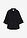 Blusa con mezcla de viscosa fluida - Negro - bonprix