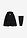Chaqueta de chándal 3 en 1 para el embarazo y después, con inserto para bebé - Negro - bonprix