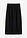Falda midi de mezcla de lino ligero - Negro - bonprix