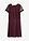 Vestido midi con encaje - rojo burdeos - bonprix