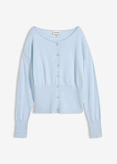 chaqueta-de-punto-fino-con-cuello-redondo