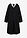 Vestido camisero con dobladillo abullonado en las mangas - Negro - bonprix