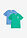 Camiseta de algodón orgánico puro (2 unidades) - azul cristal+verde jade - bonprix