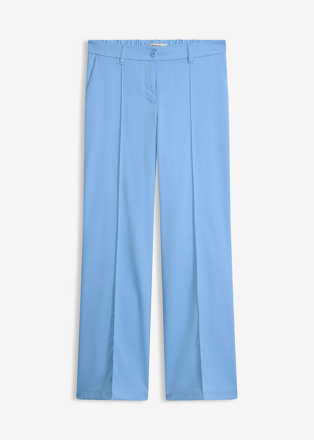 Pantalones de traje con pernera acampanada
