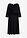 Vestido midi drapeado con mangas 3/4 - Negro - bonprix