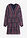 Vestido tipo túnica de malla suave - azul marino-burdeos - bonprix
