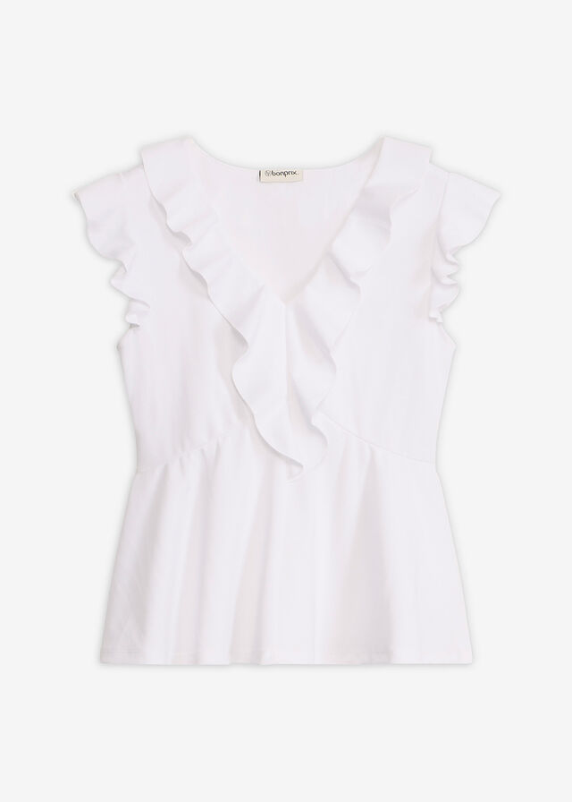 Camiseta con volantes