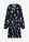 Vestido estampado - Negro con flores - bonprix