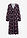 Vestido de punto con mangas abullonadas - Negro con flores - bonprix