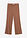 Leggings acortados de canalé de mezcla de viscosa - Marrón castaño - bonprix
